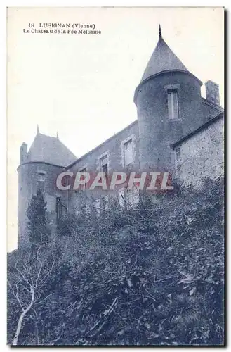 Ansichtskarte AK Lusignan (Vienne) Le Chateau la Fee Melusine