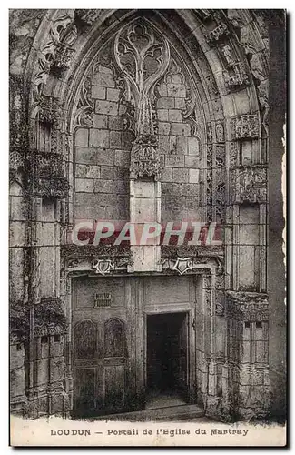 Cartes postales Loudun Portail de I Elise du Martray