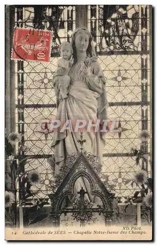 Cartes postales Sees Cathedrale de Sees Chapelle Notre Dame des Champs