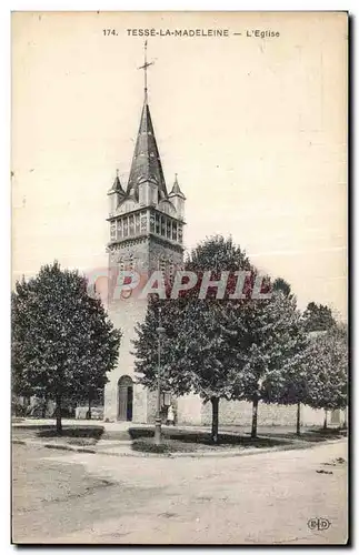 Cartes postales Tesse la madeleine L Eglise