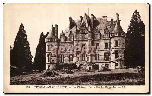 Cartes postales Tesse la madeleine le chateau de la roche bagnoles