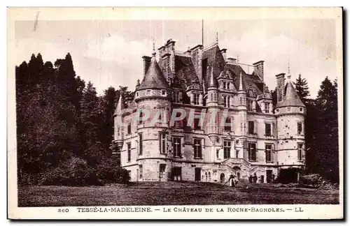 Cartes postales Tesse la madeleine le chateau de la Roche Bagnoles