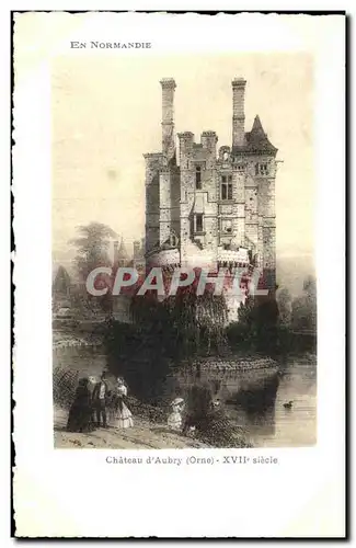 Cartes postales Chateau d Aubry (Orne)