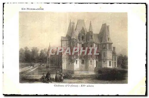 Cartes postales Chateau d O (Orne)