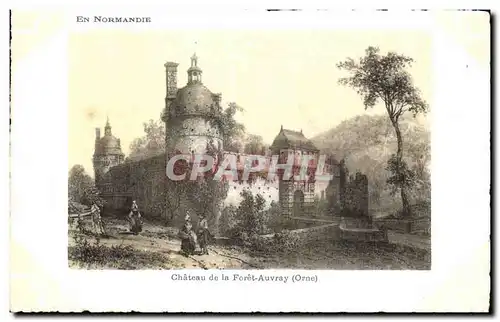 Cartes postales Chateau de la foret auvray (Orne)