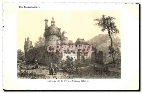 Cartes postales Chateau de la foret-auvray (Orne)