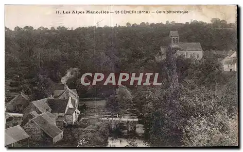 Ansichtskarte AK Les Alpes Mancelles- St-CENERI(Orne)-Coin pittoresque