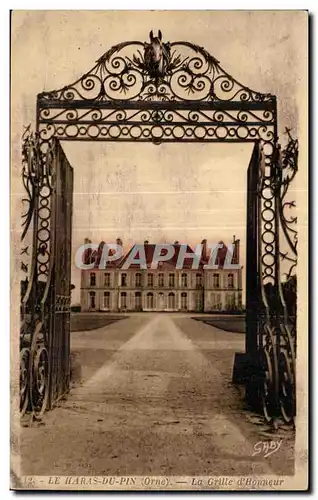 Cartes postales LE HARAS-DU-PIN (Orne) - La Grille d Honneur