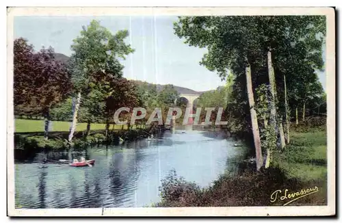 Cartes postales La Suisse Normande - CLECY Bords de I Orne vers le Viadue