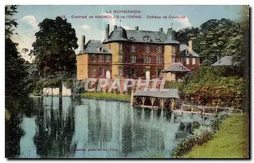 Cartes postales LA NORMANDIE - Environs de BAGNOLES de I ORNE Chateau de Couterne