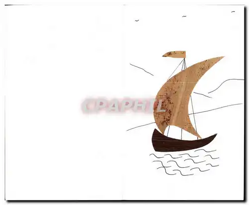 Cartes postales moderne Fantaisie Bateau