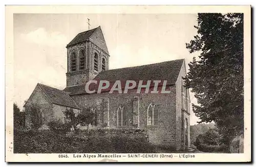 Cartes postales Les Alpes Mancelles - SAINT-CENERI (Orne) - L Eglise