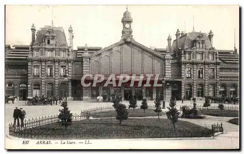 Cartes postales ARRAS - La Gare - LL