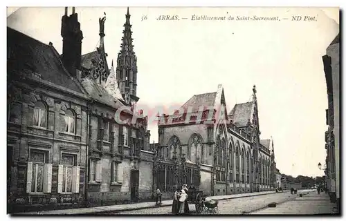 Ansichtskarte AK ARRAS - Etablissement du Saint-Sacrement - ND Pbot