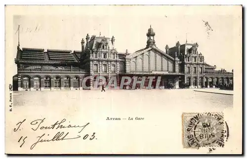 Cartes postales Arras - La Gare