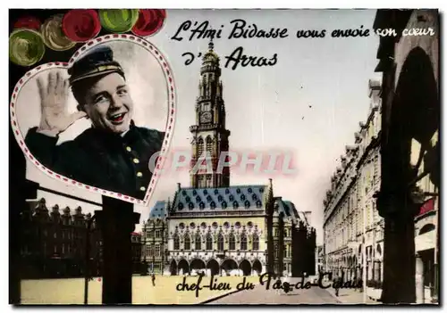 Cartes postales moderne ARRAS L ami bidasse vous envoie son coeur