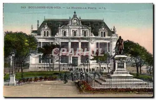 Cartes postales BOULOGNE-SUR-MER - LA NOUVELLE POSTE