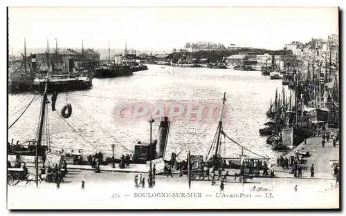 Cartes postales BOULOGNE-SUR-MER - L Avant-Port - LL