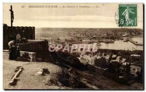 Cartes postales BOULOGNE-SUR-MER - Lr Calraire et Panorama - LL