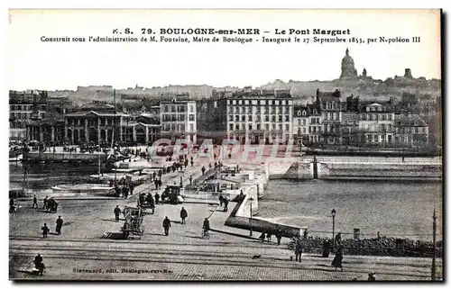 Cartes postales BOULOGNE-sur-MER - Le Pont Marguet