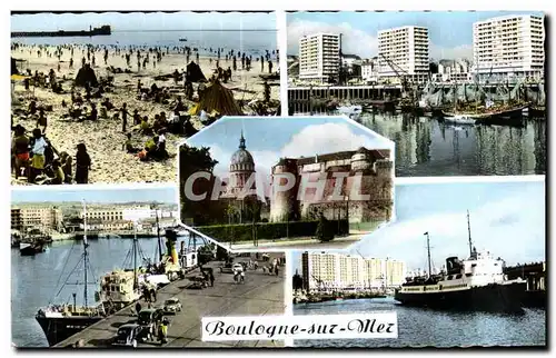 Cartes postales moderne BOULOGNE-SUR-MER - La Plage - Le Port et les Nouveaux