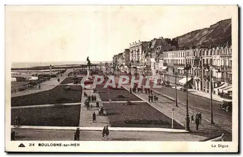 Cartes postales BOULOGNE-SUR-MER - La Digue