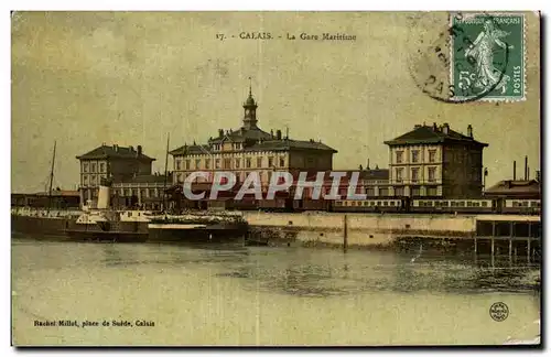 Cartes postales CALAIS - La Gare Maritime