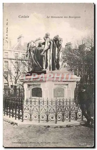 Ansichtskarte AK Calais - Le Monument des Bourgeois