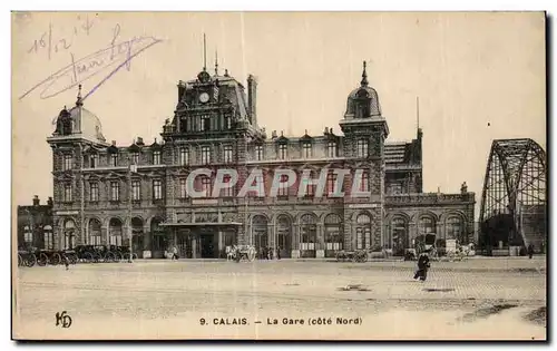 Ansichtskarte AK CALAIS - La Gare (Cote Nord)