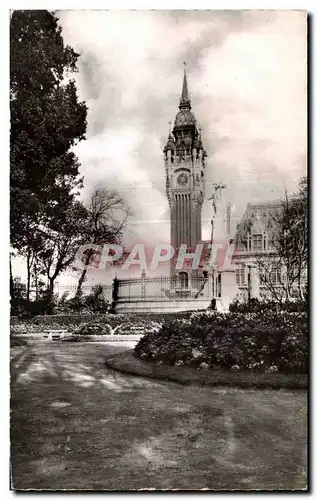 Cartes postales moderne CALAIS - L Hotel-de-Ville vu du jardin public