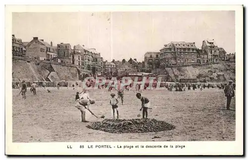 Ansichtskarte AK LE PORTEL - La plage et la descente da la plage