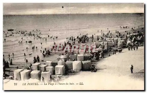 Ansichtskarte AK LE PORTEL - La Plage a l herue du bain