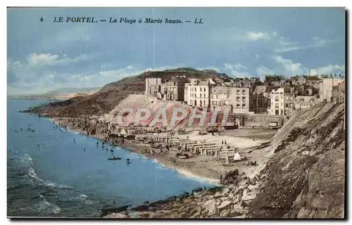 Cartes postales LE PORTEL - La Plage a Maree haute - LL