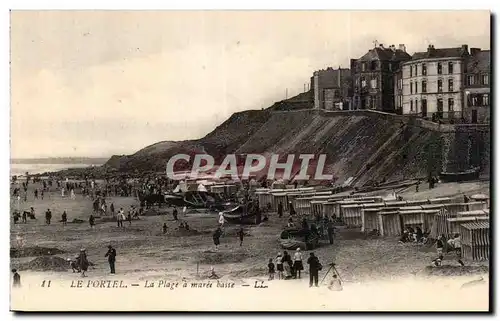 Cartes postales LE PORTEL - La Plage a maree basse