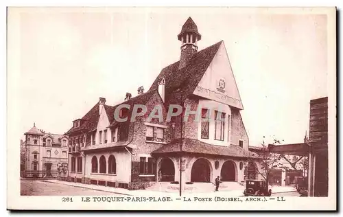 Cartes postales LE TOUQUET-PARIS PLAGE -LA POSTE(BOISSEL ARCH ) -LL