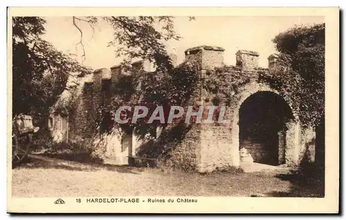 Ansichtskarte AK Hardelot Plage Ruines du chateau