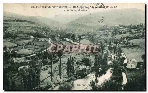 Cartes postales L Auvergne Pittoresque Chateauneuf les Bains La vallee de la Sioule