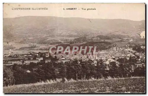 Cartes postales Ambert Vue generale