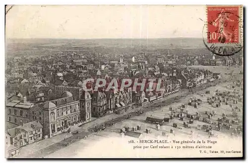 Cartes postales BERCK-PLAGE - Vue generale de la Plage