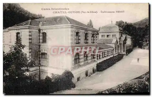 Cartes postales CHATEL-GUYON (Puy-de-Dome) - Etablissement HENRY