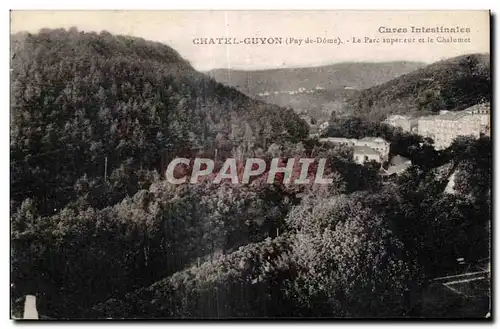 Ansichtskarte AK CHATEL-GUYON (Puy-de-Dome) - Le Parc superieur et le Chalumet