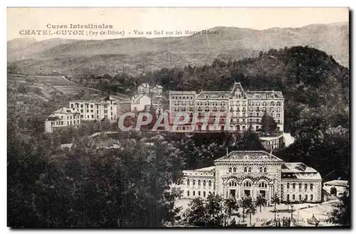 Cartes postales CHATEL-GUYON (Puy-de-Dome) - Vue du Sud sur les Monts Dome