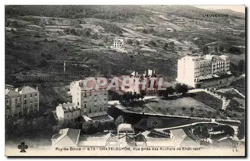 Cartes postales CHATELGUYON Vue prise des Rochers de Chatusset