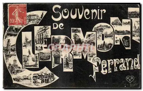 Cartes postales Clermont Ferrand Souvenir