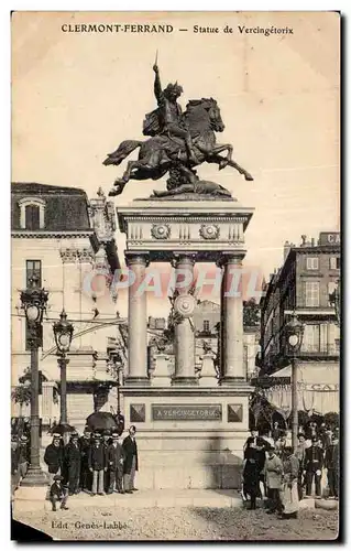 Cartes postales CLERMONT-FERRAND - Statue de Vercingetorix