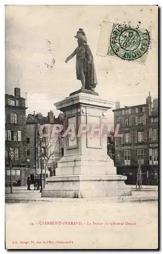 Ansichtskarte AK CLERMONT-FERRAND - La Statue du General Desaix