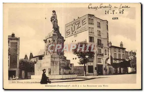 Cartes postales Clermont-Ferrand (P -de-D ) - La Monuement aux Morts