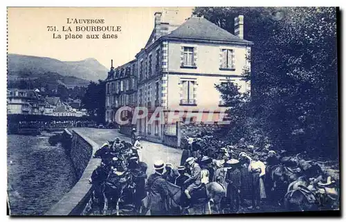 Ansichtskarte AK LA BOURBOULE - L AUVERGNE La place aux anes Donkey