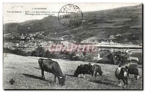 Ansichtskarte AK LA BOURBOULE Paturage dans la montagne Vaches