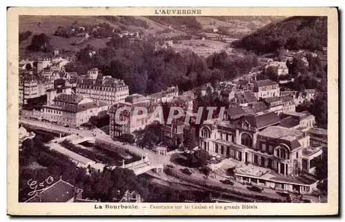 Ansichtskarte AK La Bourboule - Panorana sur le Casino et les grands Hotels